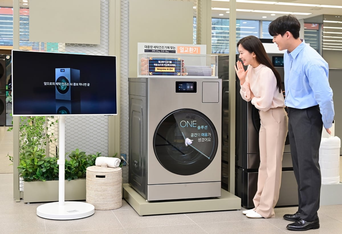 삼성전자 '비스포크 AI 콤보' 판매 확대. /삼성전자 제공