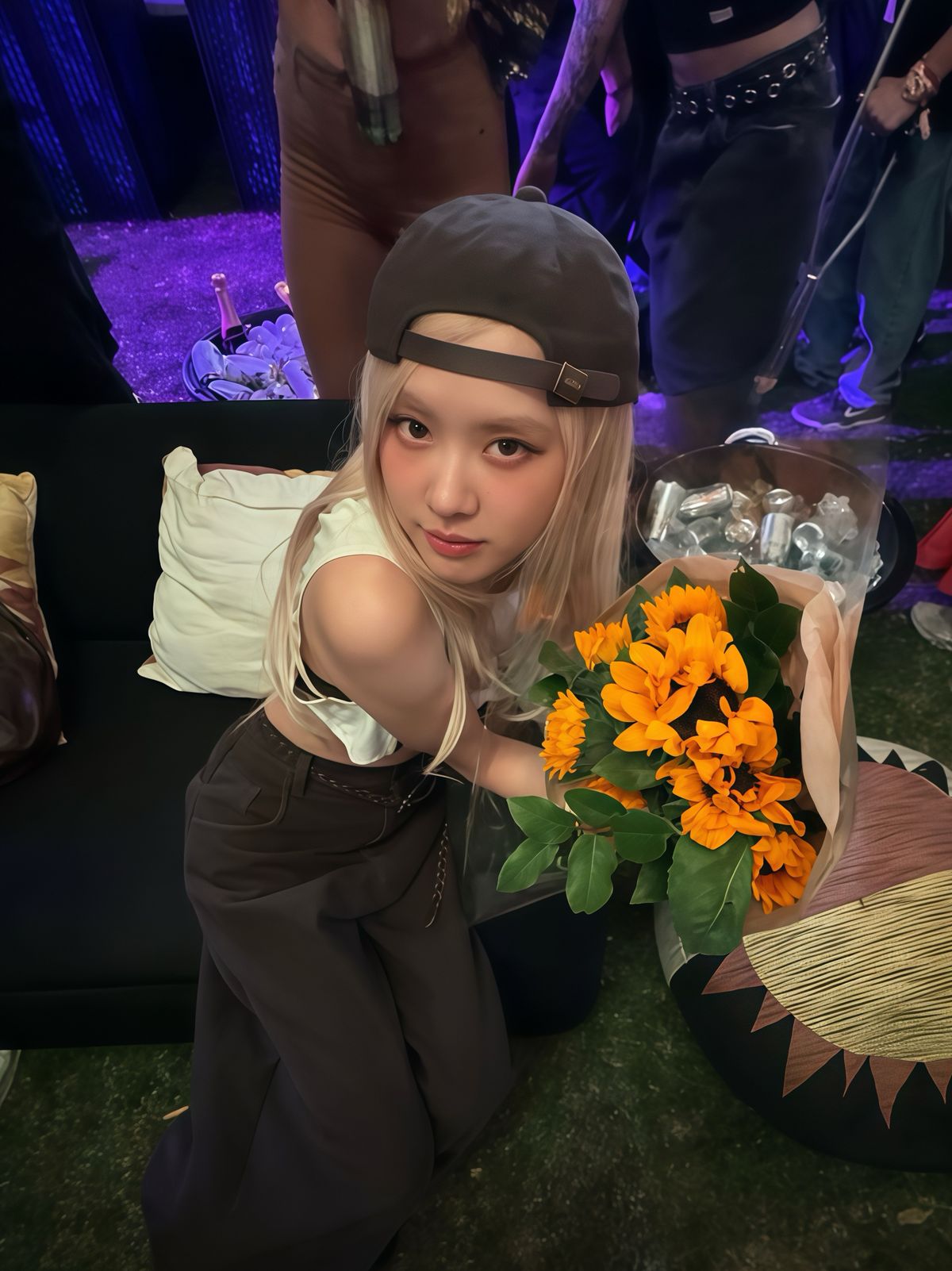 2025 코첼라 밸리 뮤직 앤드 아츠 페스티벌에 참석한 로제의 모습. @roses_are_rosie
