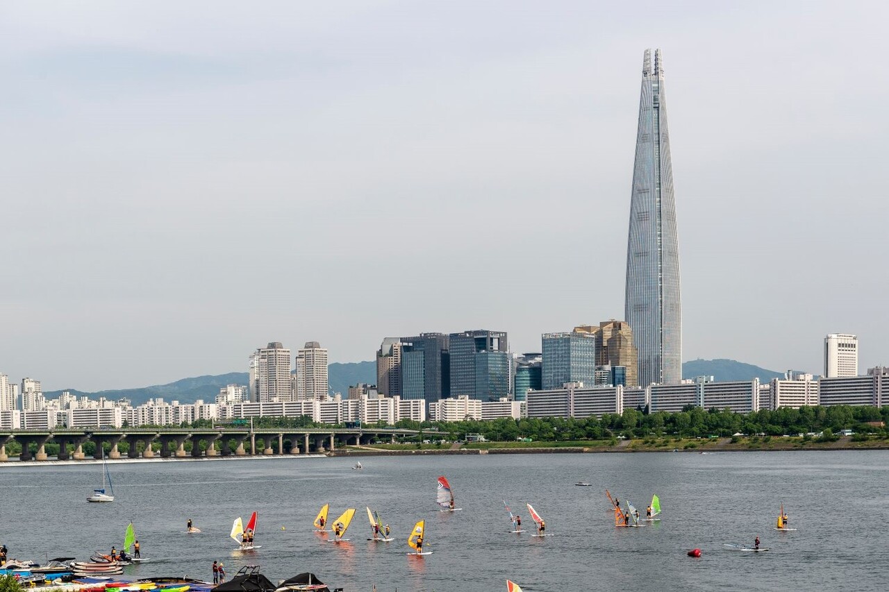 뚝섬 한강공원 윈드서핑 / 사진=서울아카이브