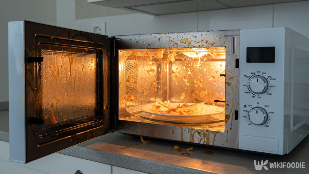 Als je het in de magnetron doet, wordt het een ramp... 15