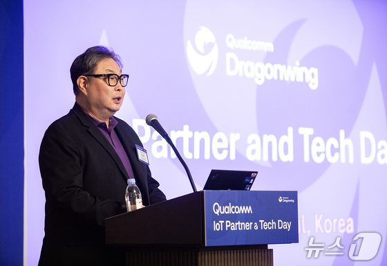 Kwon Oh-hyung, Senior Vice President of Qualcomm and President of the Asia-Pacific region, spoke at the event. / Photo Courtesy of Qualcomm Technologies