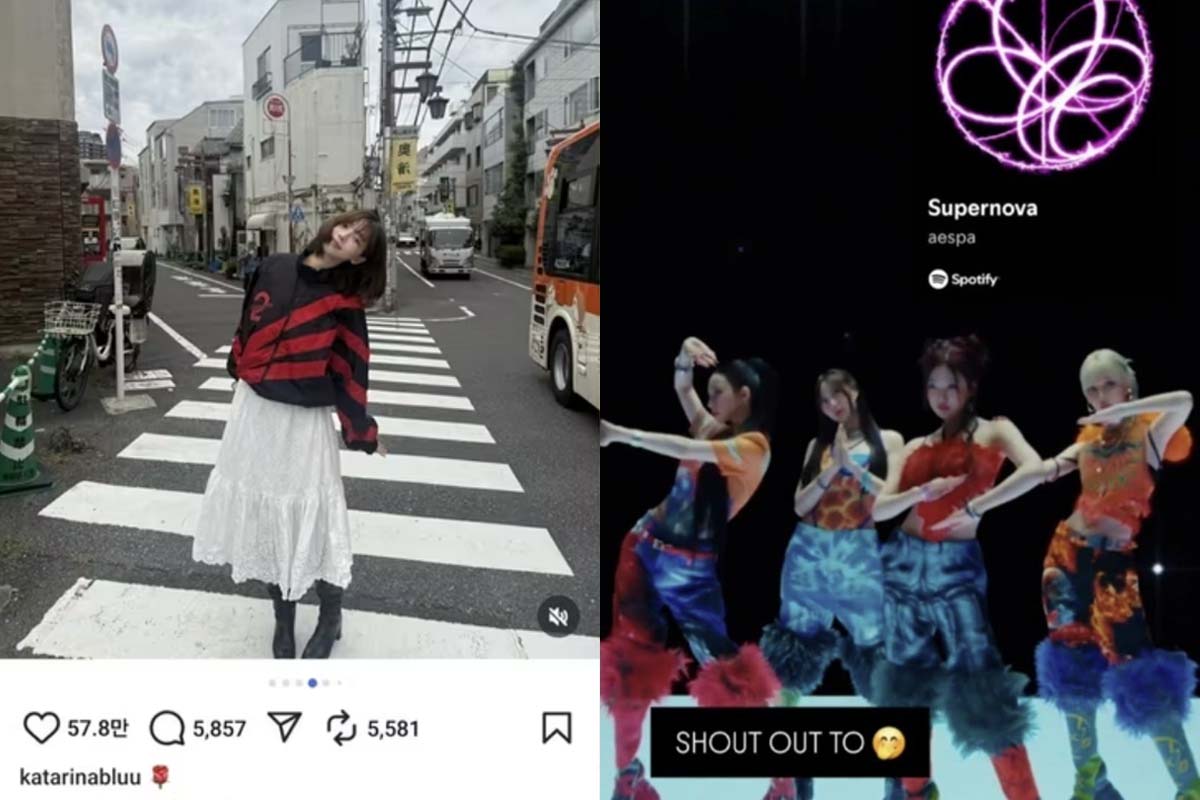 출처 : 카리나 SNS, 백지원 SNS