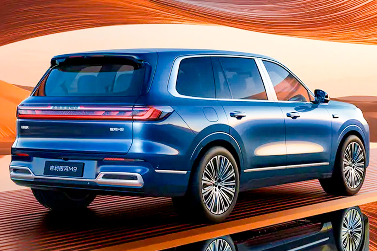 지리 - 갤럭시 M9 - 초대형 SUV - AI 스마트 캐빈 - 하이브리드 시스템 - 3열 SUV - 1500km 주행거리 - 럭셔리 패밀리카
