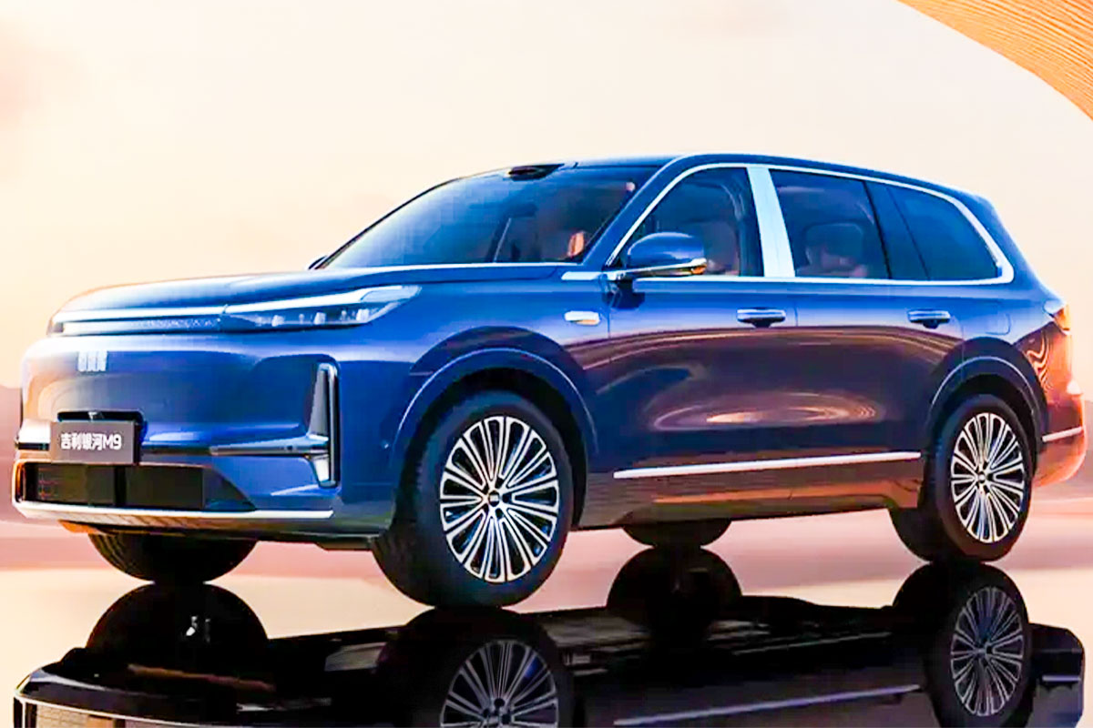 지리 - 갤럭시 M9 - 초대형 SUV - AI 스마트 캐빈 - 하이브리드 시스템 - 3열 SUV - 1500km 주행거리 - 럭셔리 패밀리카