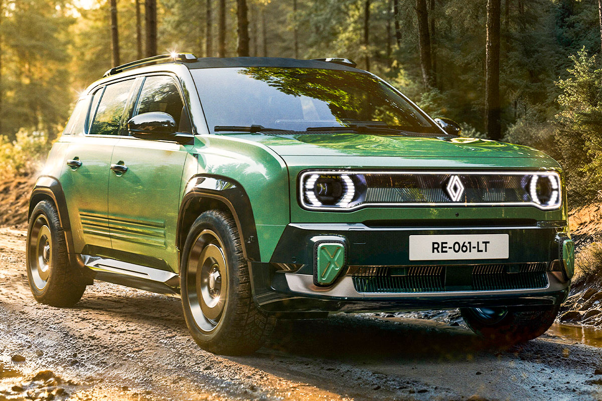 르노 4 사반 - 전기 SUV - 4륜 구동 - 르노 5 플랫폼 - 전기차 콘셉트 - AmpR Small - 사반 4x4