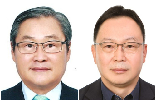 왼쪽부터 손주환 안전공업 대표이사, 박찬영 현대자동차 부사장