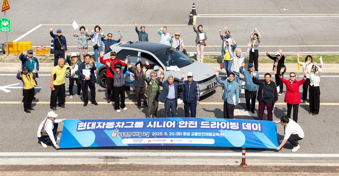 현대자동차그룹은 11월까지 고령 운전자의 교통사고 예방 및 효과적인 대처를 위한 실습 교육 '시니어 안전 드라이빙 데이'를 운영한다.