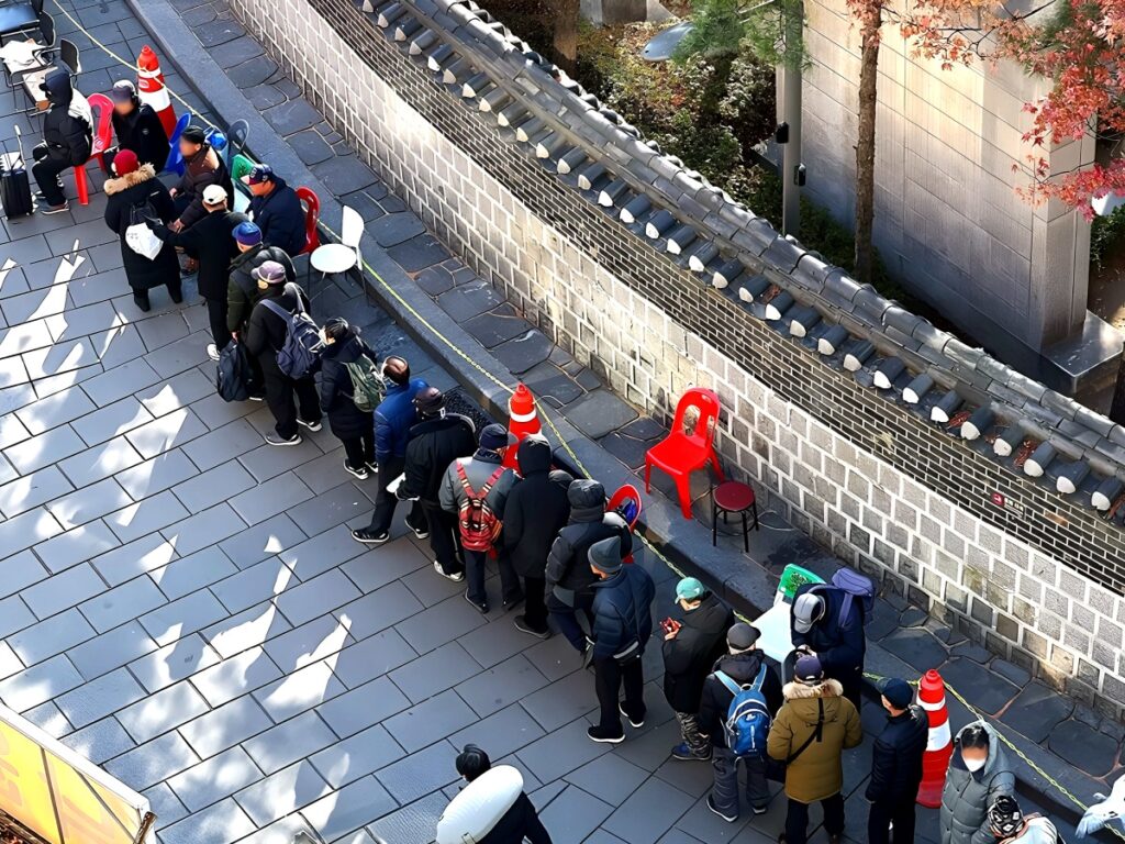 한국