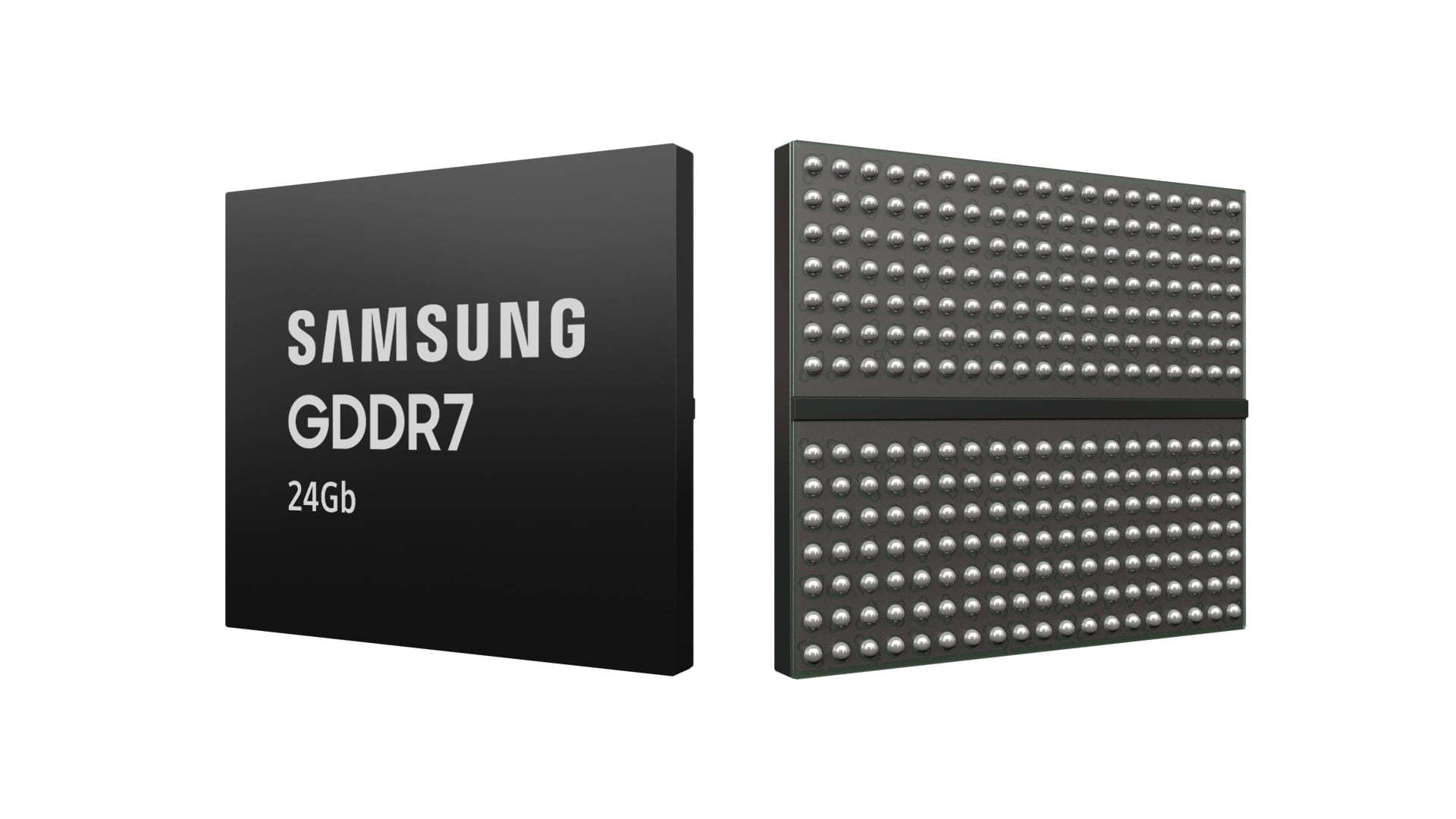 삼성전자 '24Gb GDDR7 D램'./삼성전자 제공