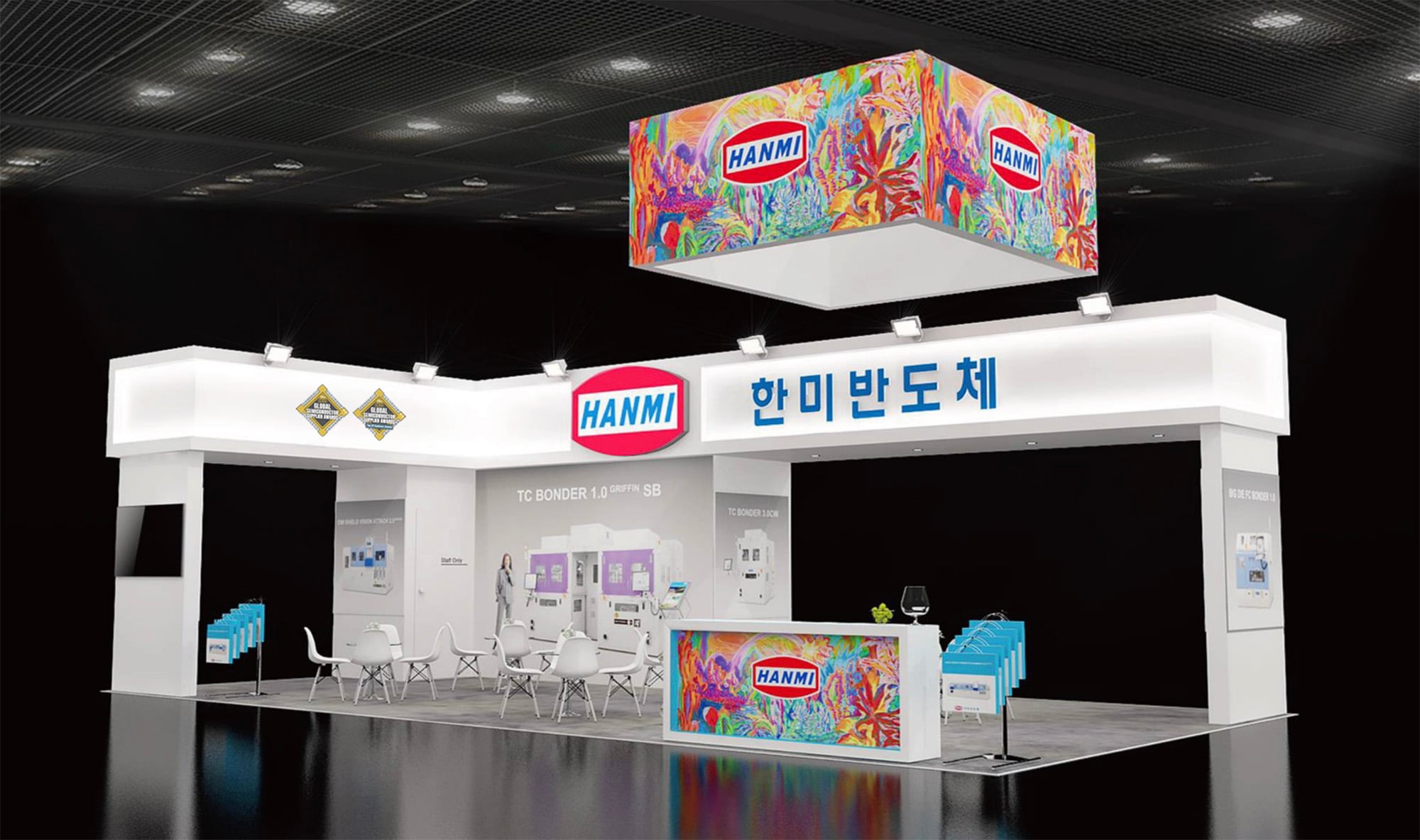 한미반도체 2025 세미콘 동남아시아 전시회 부스 조감도./한미반도체 제공