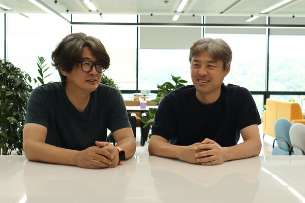 왼쪽부터 오선호, 안병환 플레이링스 공동대표. / 위메이드플레이