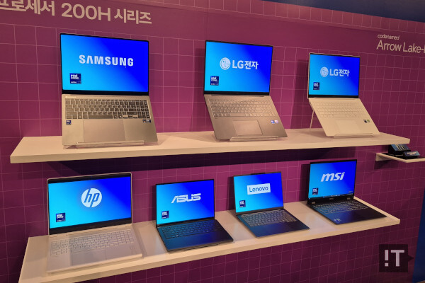 최신 노트북 제품들의 주력 폼팩터는 14인치, 16인치로 옮겨가는 모습이다. / 권용만 기자