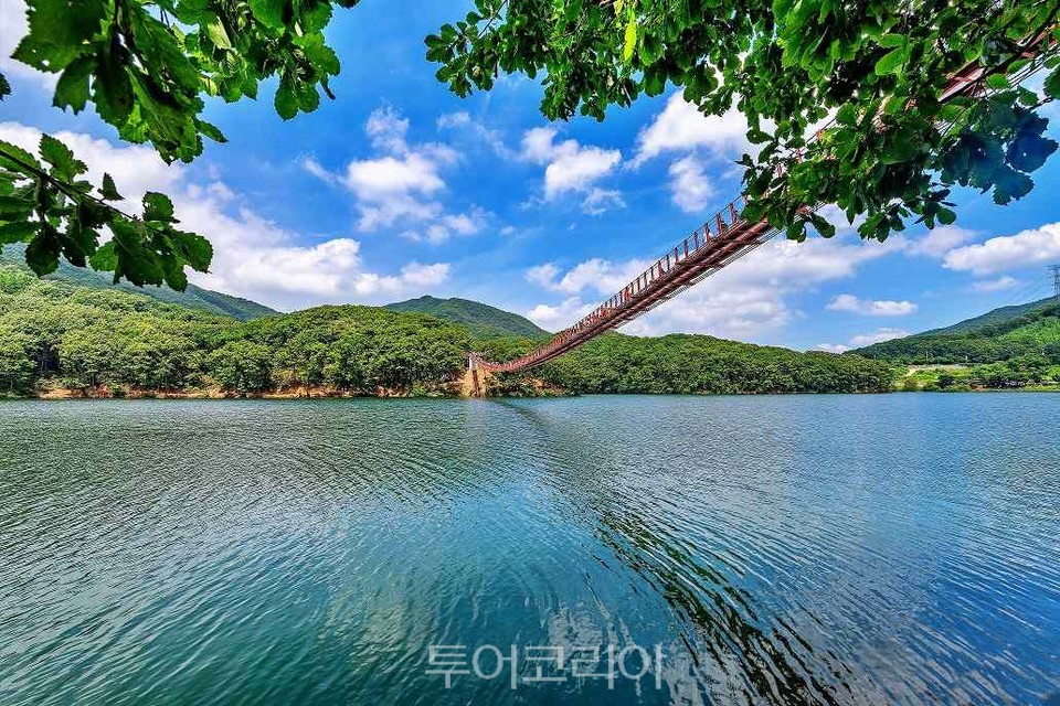 마장호수 출렁다리