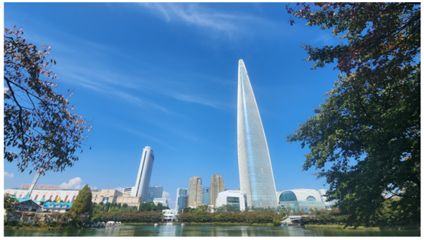 ▲잠실 롯데타워. /한백영