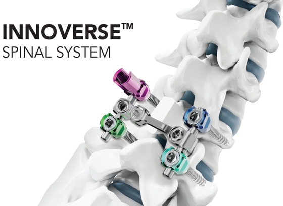 CG MedTech’s spinal fixation device, the INNOVERSE Spinal System. / Provided by Daewoong
