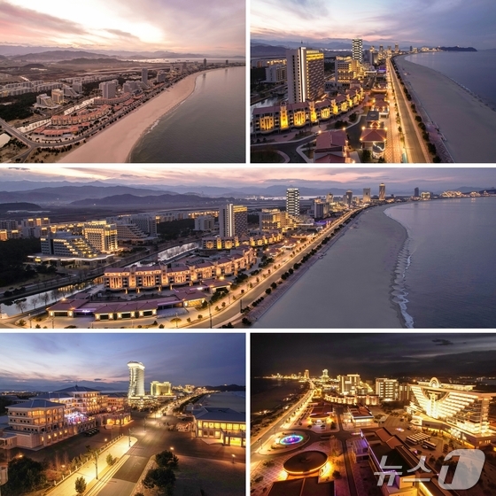 Galma Coastal Tourist Zone in Wonsan/ Rodong Sinmun