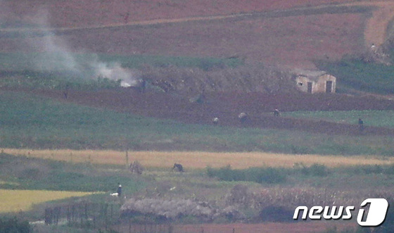 A village in Kaepung County, North Hwanghae Province, North Korea. 2021.9.28 / News1