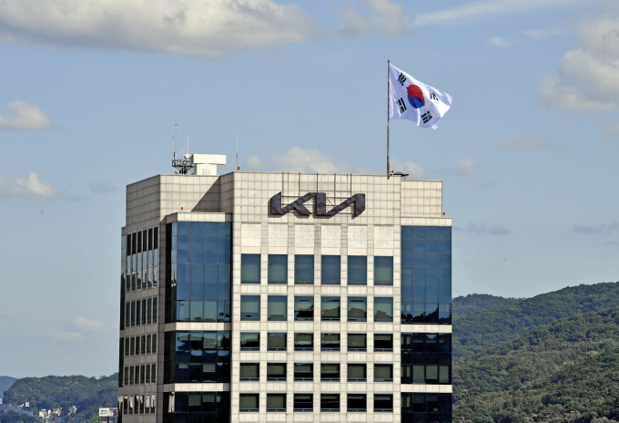 기아의 5월 판매량이 전년대비 1.7% 증가한 26만9148대를 기록했다. 사진은 서울 양재동 기아 사옥. /사진=기아