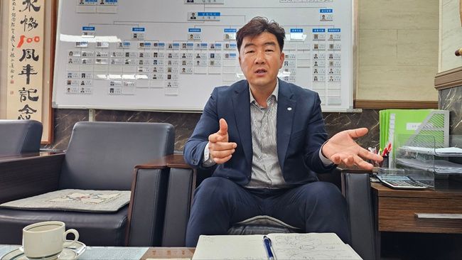 김성호 경북 포항시 구룡포수협 조합장. ⓒ데일리안 장정욱 기자