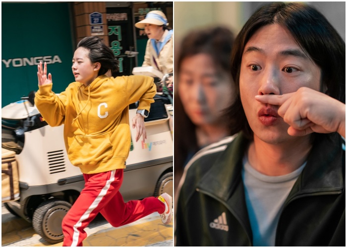 '하이파이브'의 주연배우 이재인(왼쪽)과 안재홍. 사진제공=NEW