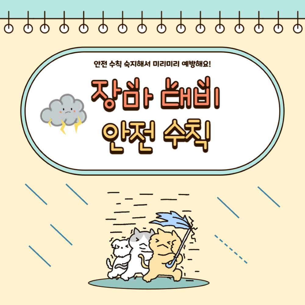​​​2025 장마 대비 가이드
