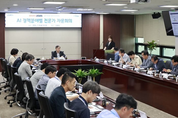 조승문 화성특례시 제2부시장이8일AI정책분야별 전문가 자문회의를 주재하고 있다.ⓒ화성시 제공