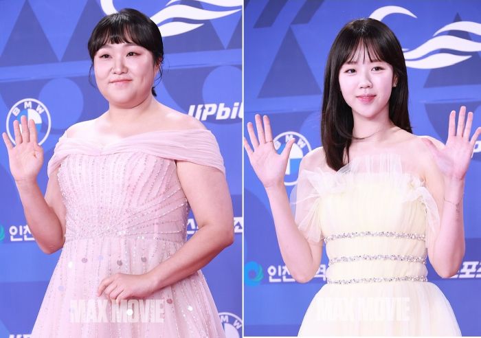 이수지(왼쪽)와 지예은