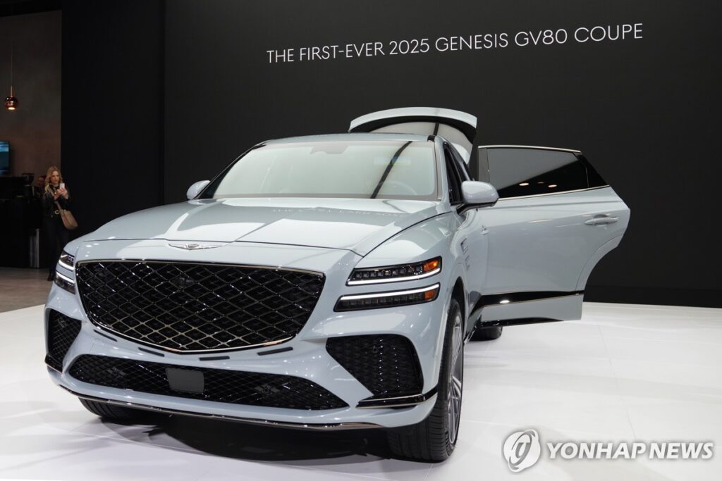 제네시스 의전차 선정
