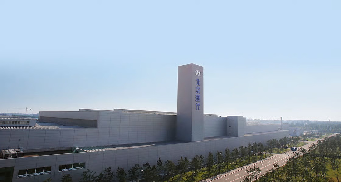 베이징현대 중국 공장 전경. / 베이징현대