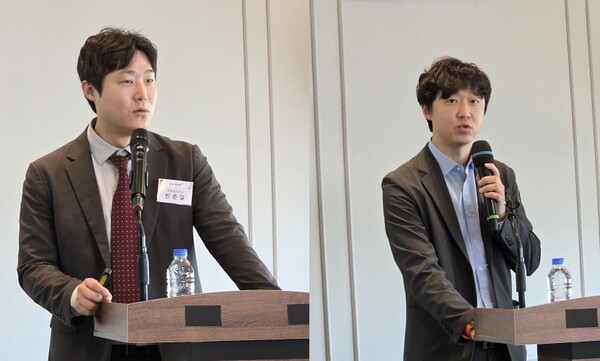 빈준길(왼쪽), 김동현 뉴로핏 공동대표가 11일 