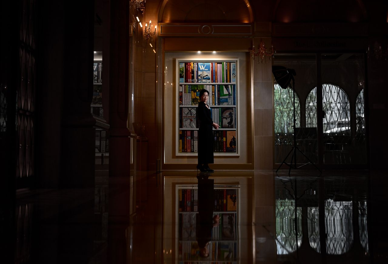 Kim Soo-hyun, owner of The L. Collection at Lotte Hotel Seoul, poses for a photo on July 9 during an interview with The Korea Herald at the hotel. (Park Hae-mook/The Korea Herald)]