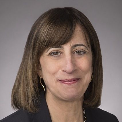 Wendy Cutler, vice president of the Asia Society Policy Institute and former negotiator of the South Korea–US free trade agreement. (Asia Society Policy Institute)]