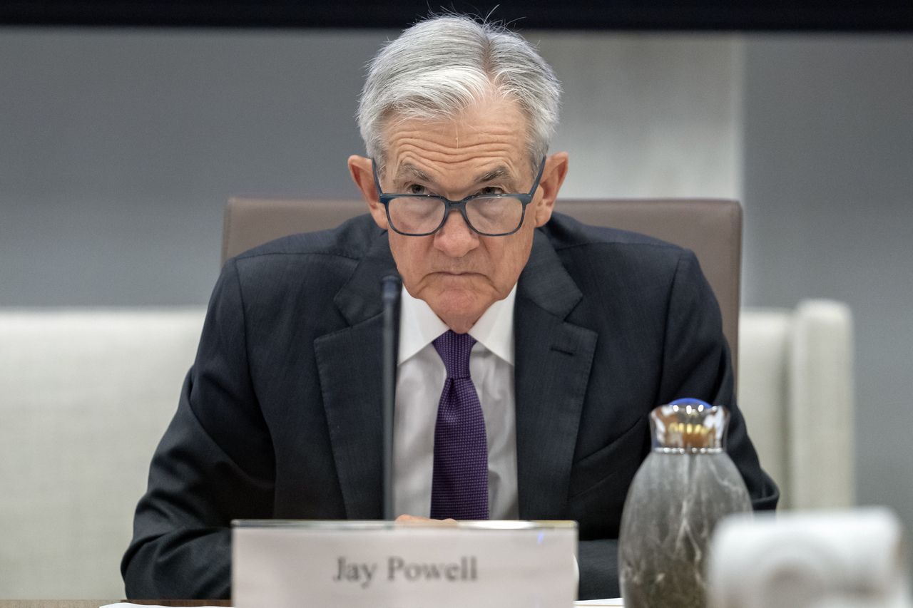 Federal Reserve Chairman Jerome Powell listens during an open meeting of the Board of Governors at the Federal Reserve in Washington on June 25. AP-Yonhap]