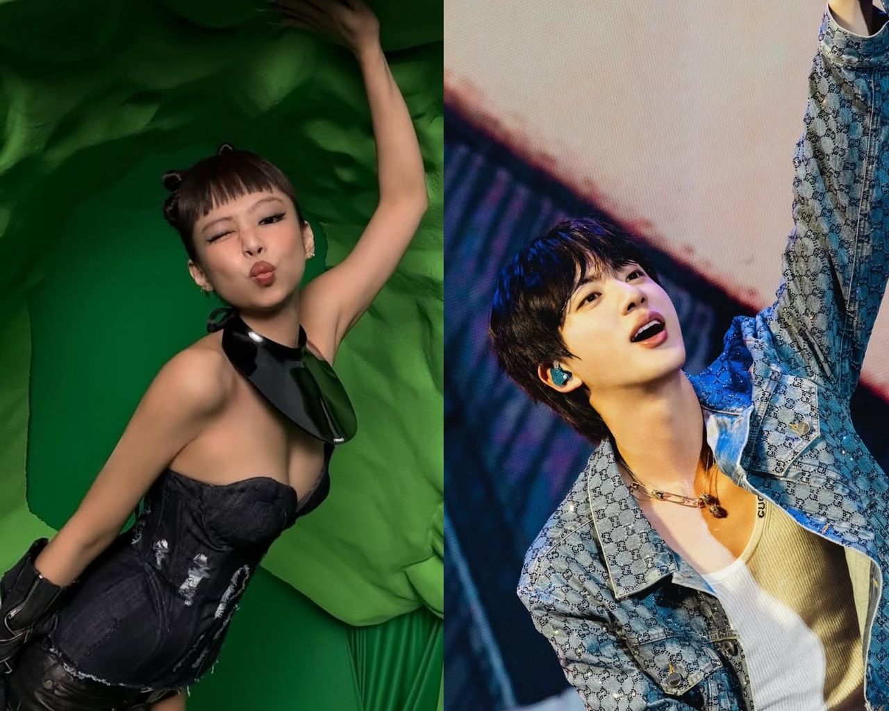 Jennie (left) and Jin (Instagram)]