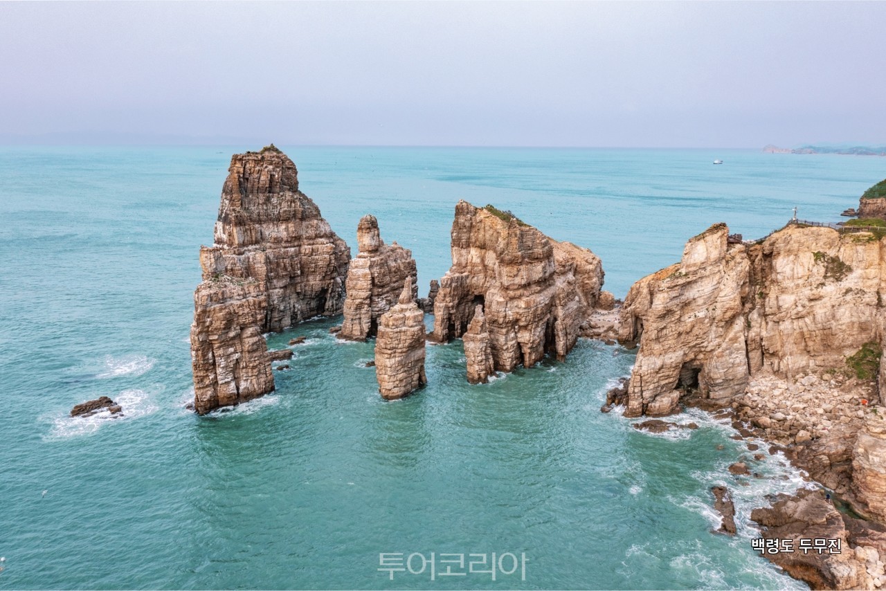백령도 두무진/사진-인천관광공사