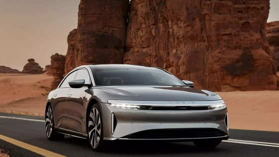 Lucid Motors\' large electric sedan, the Lucid Air Grand Touring (GT) / Provided by Samsung SDI
