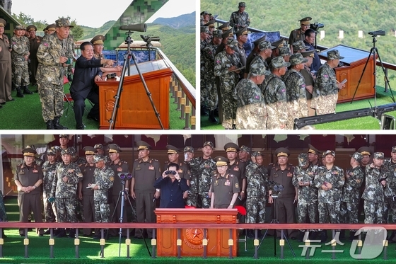 On Tuesday, the North Korean Workers\' Party newspaper Rodong Sinmun reported that on Monday, tactical artillery units under the command of the Korean People\'s Army Grand Union Forces conducted firing drills / Rodong Sinmun