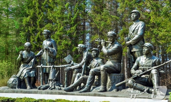 The Samjiyon Grand Monument in North Korea / Rodong Sinmun