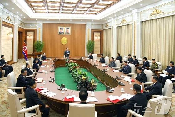 A scene from the 32nd Plenary Meeting of the 14th Supreme People\'s Assembly Standing Committee held September 2024 / Rodong Sinmun