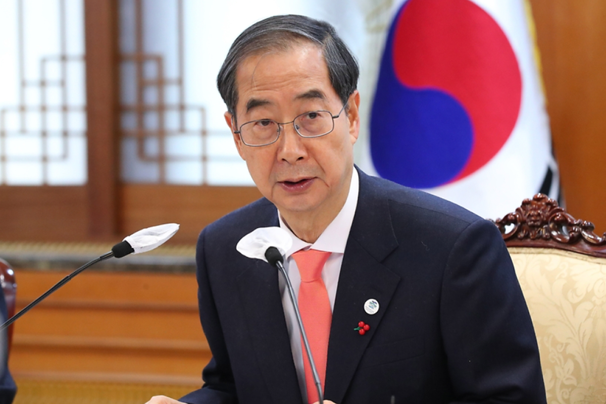 한덕수 전 국무총리, 이해를 돕기 위한 사진= 국무조정실 제공