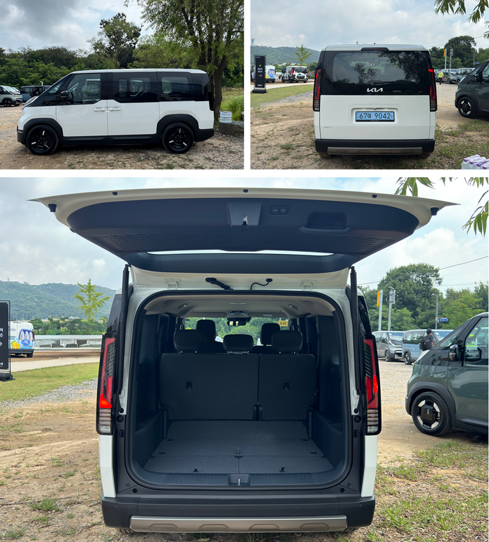 PV5 패신저 측면, 후면, 트렁크. ⓒ데일리안 편은지 기자