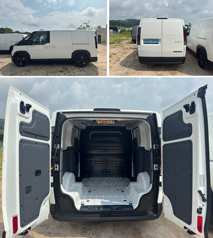 PV5 카고 측면, 후면, 트렁크. ⓒ데일리안 편은지 기자