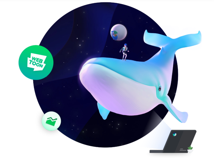 네이버 '웨일' 이미지 〈네이버 웨일 홈페이지 갈무리〉