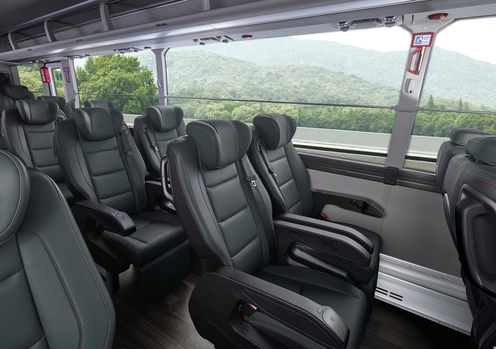 현대차 유니버스 수소전기버스 상품성 개선 모델 실내