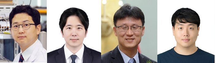 (왼쪽부터) 진현규 교수, 이동규 박사, 정인호 서울대 교수, 남준현 박사
