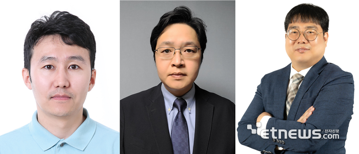 (왼쪽부터) 뇌과학과 Janbolat Ashim 박사과정생, 핵심단백질자원센터 최성균 센터장, 뇌과학과 유우경 교수