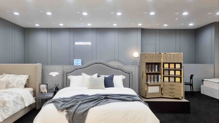 시몬스 현대백화점 미아점 내부 전경