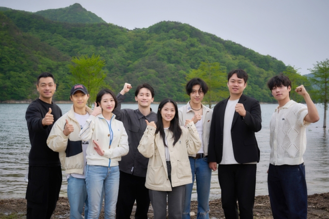영화 '살목지'(가제) 출연진. 사진제공=더램프