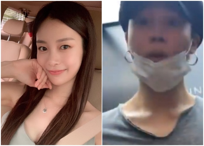 교제설 재점화 중인 송다은(왼쪽)과 방탄소년단 지민. 사진출처=송다은 SNS·온라인 커뮤니티
