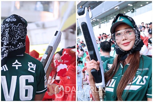 '물총쏘며 신난 맏언니' 배수현, 